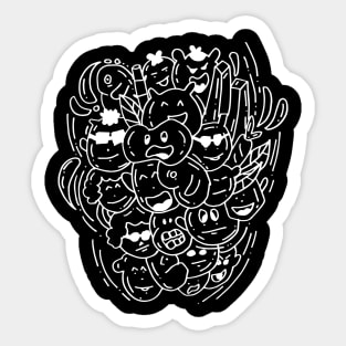 Doodle Art Sticker